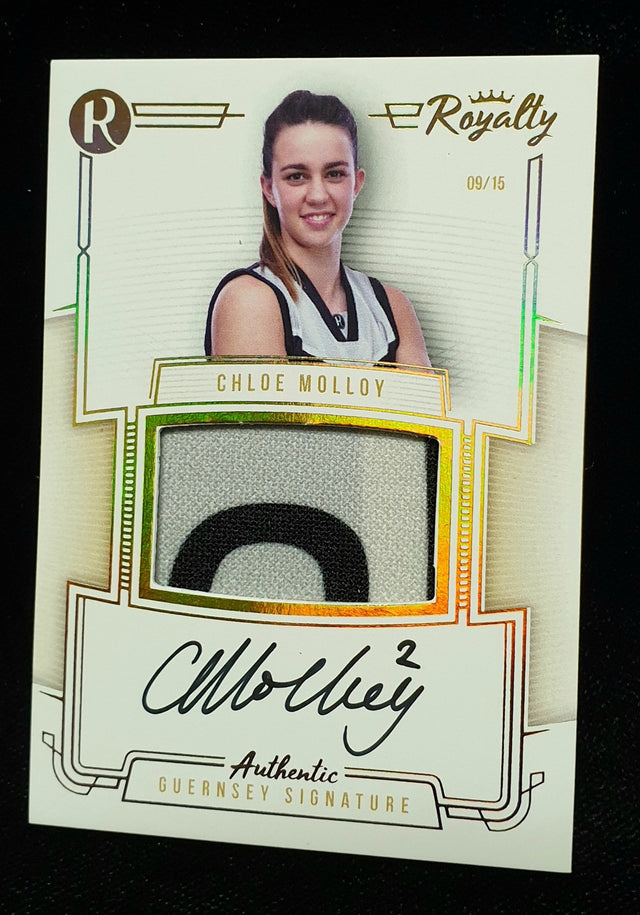 2020 Regal Royalty Guernsey Signature Card Gold RGS-CMG Chloe Molloy