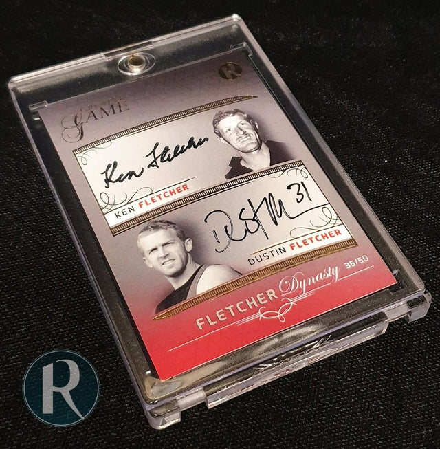 2020 Regal Greats of the Game Dynasty Dual Signature Card - Ken and Dustin Fletcher