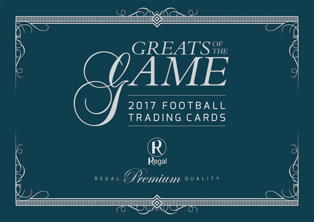 2017-18 Regal Football Greats of the Game Sealed Hobby Case
