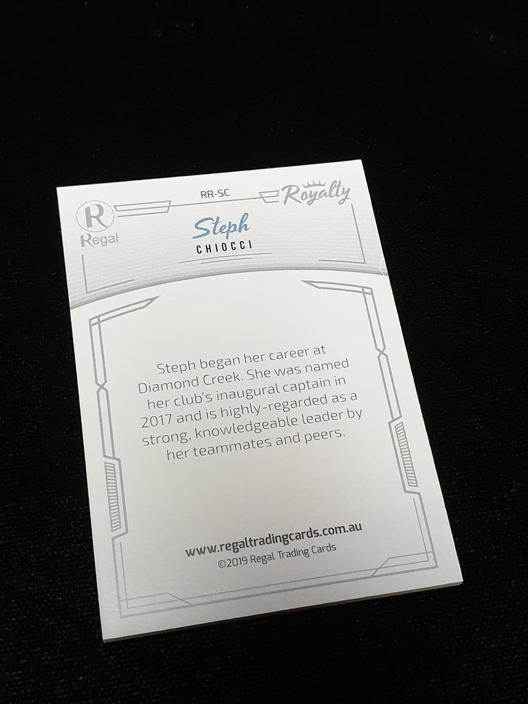 2020 Regal Royalty Base Card Silver RR-SC Steph Chiocci