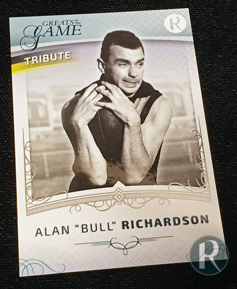 2021 REGAL GREATS OF THE GAME ALAN "BULL" RICHARDSON UPDATE TRIBUTE CARD
